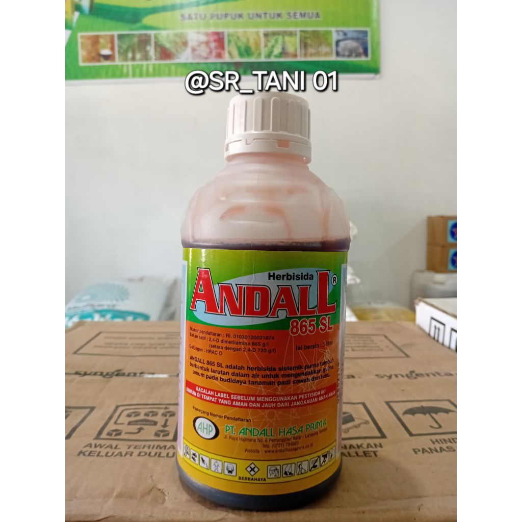Jual HERBISIDA ANDALL 865SL 1LT | Shopee Indonesia