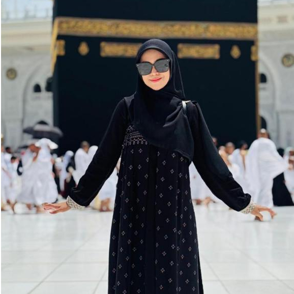 Jual Ria Ricis Baju Gamis Umroh Dress Long Muslimah Abaya Busana Muslim ...