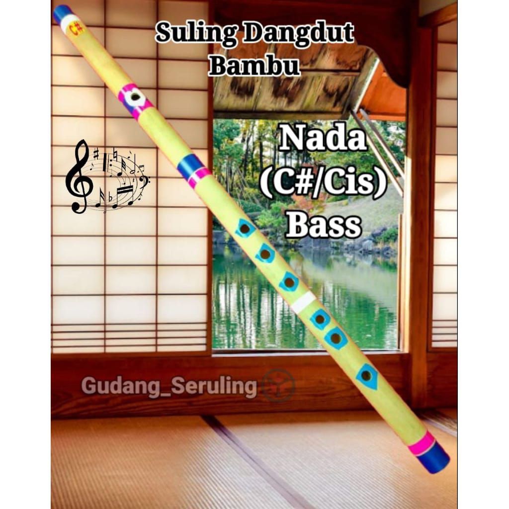 Jual Seruling dangdut bambu nada Cis bas atau C#, Flat tuner | Shopee ...