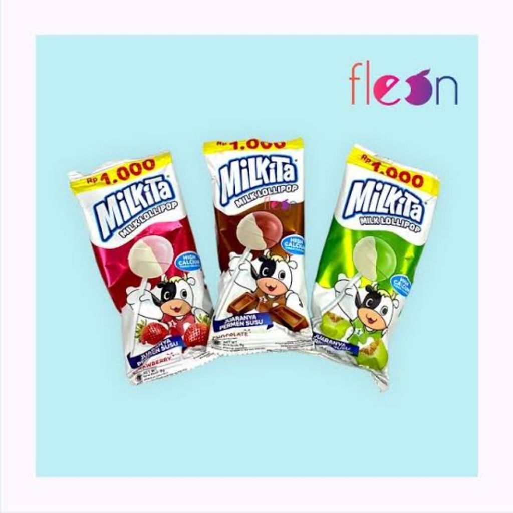 Jual Milkita Permen susu Lollipop renceng isi 30 ( 1 pack isi 30 Biji ...