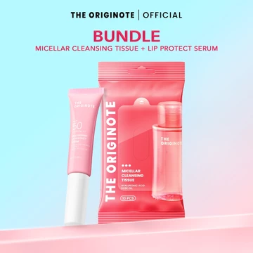 The Originote Micellar Cleansing Tissue 10 Sheets Cleansing Tissue Makeup Remover Wipes Tisu
