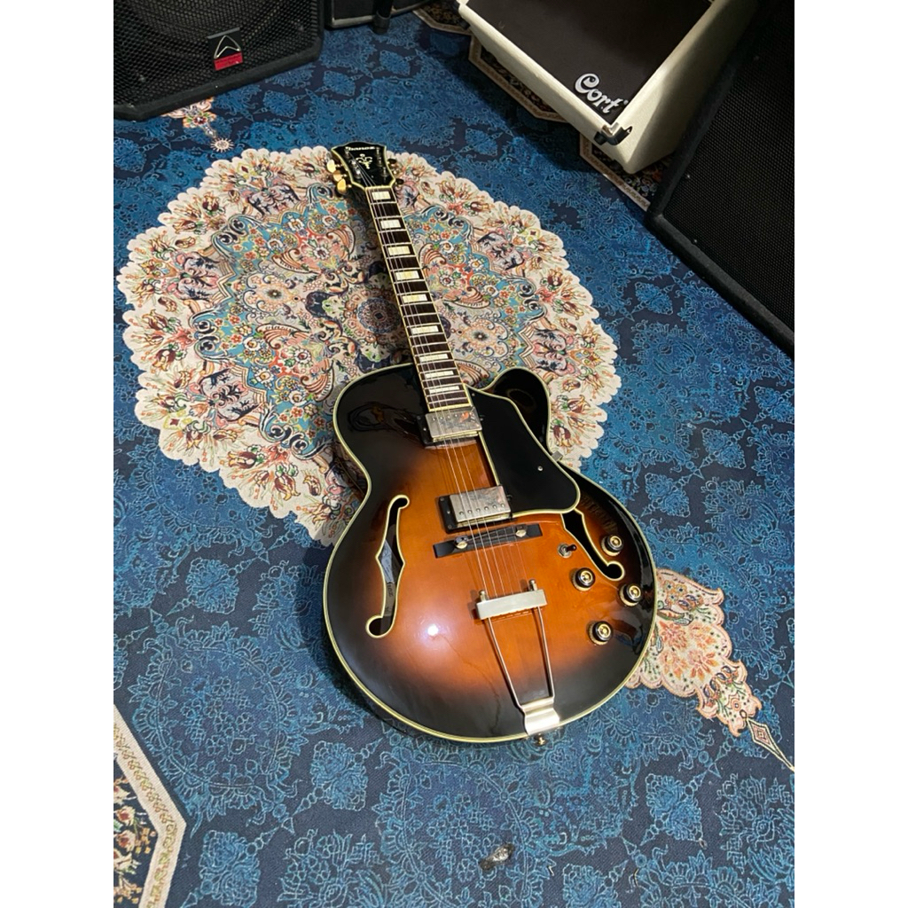Jual Gitar Ibanez AFJ95-VSB Semi Hollow | Shopee Indonesia