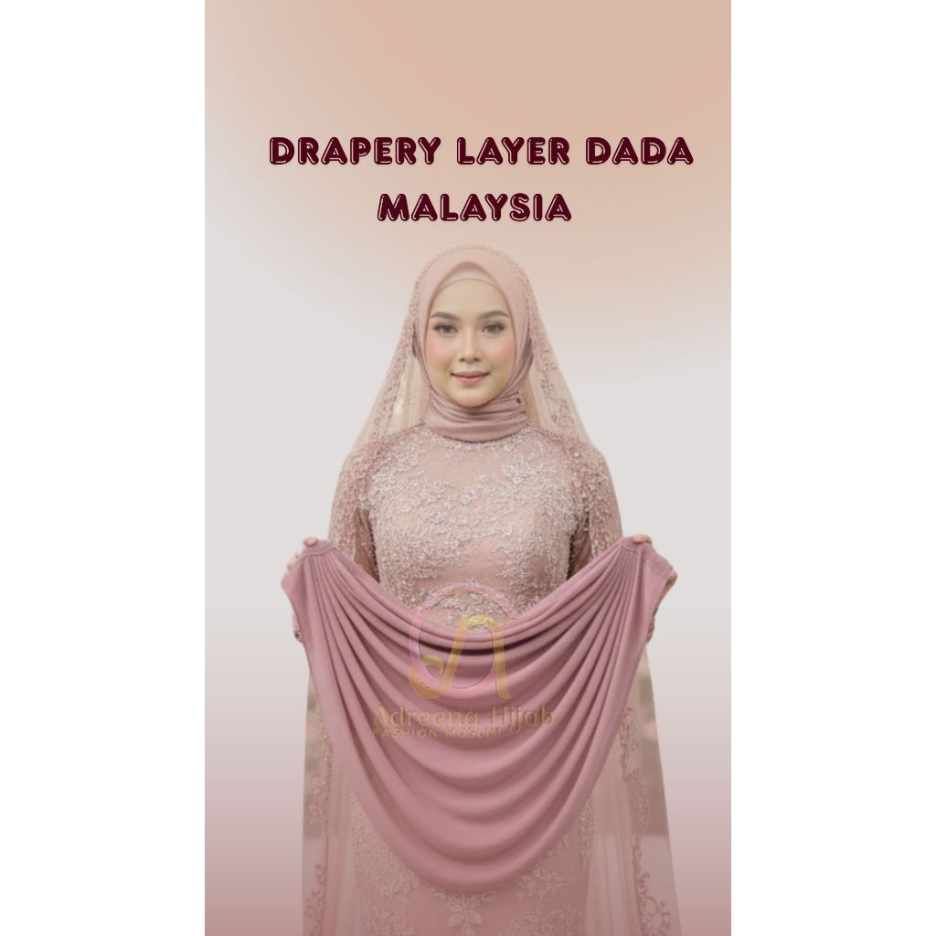 Jual Drapery Layer Dada Instan Malaysia Simple Cantik Cerutti Babydoll ...
