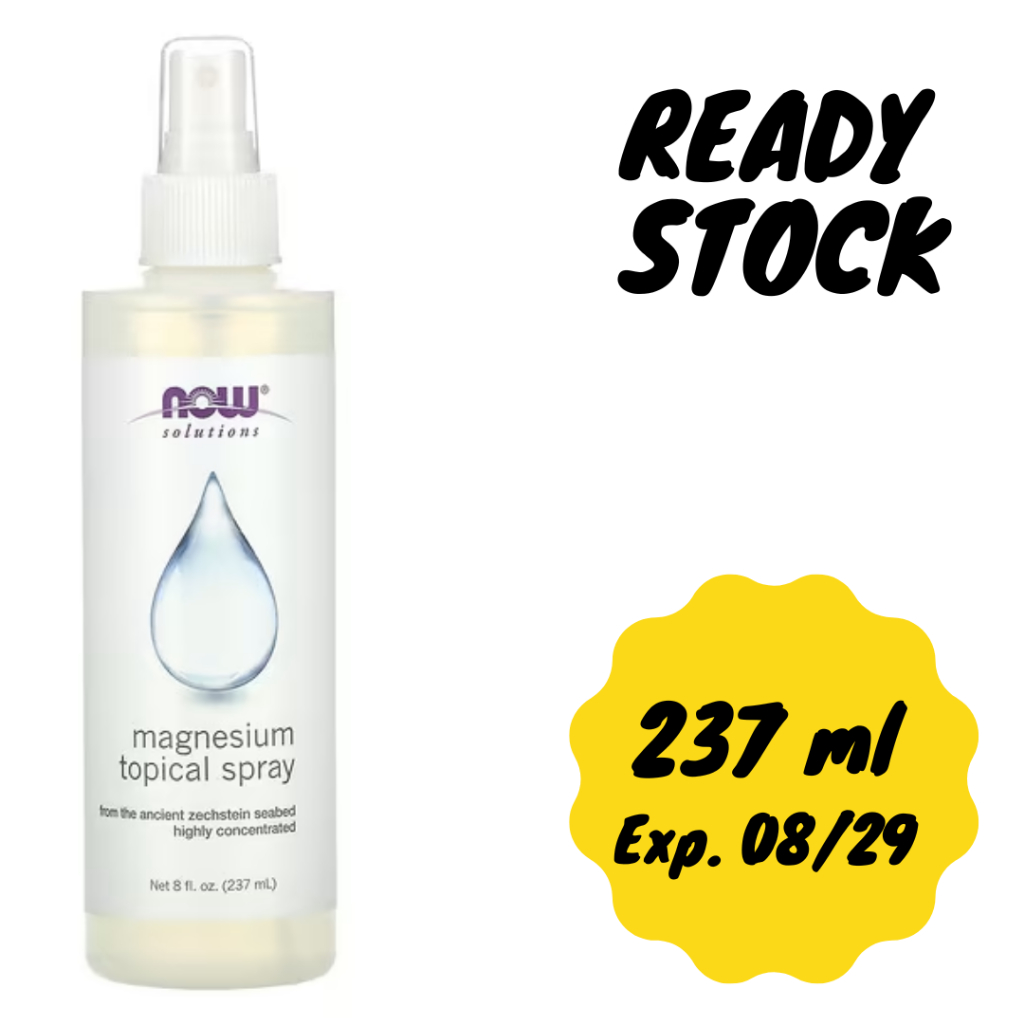 Jual Now Solutions Magnesium Topical Spray 237 ml | Shopee Indonesia