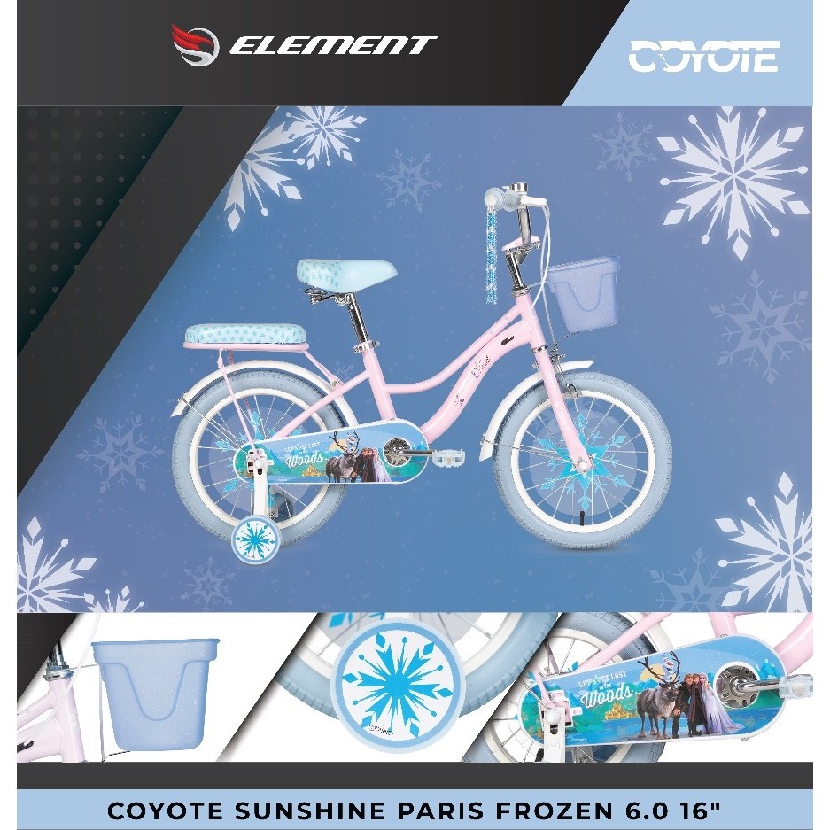 Jual Sepeda Anak mini ELEMENT COYOTE SUNSHINE PARIS FROZEN 6.0 I 12 16 ...