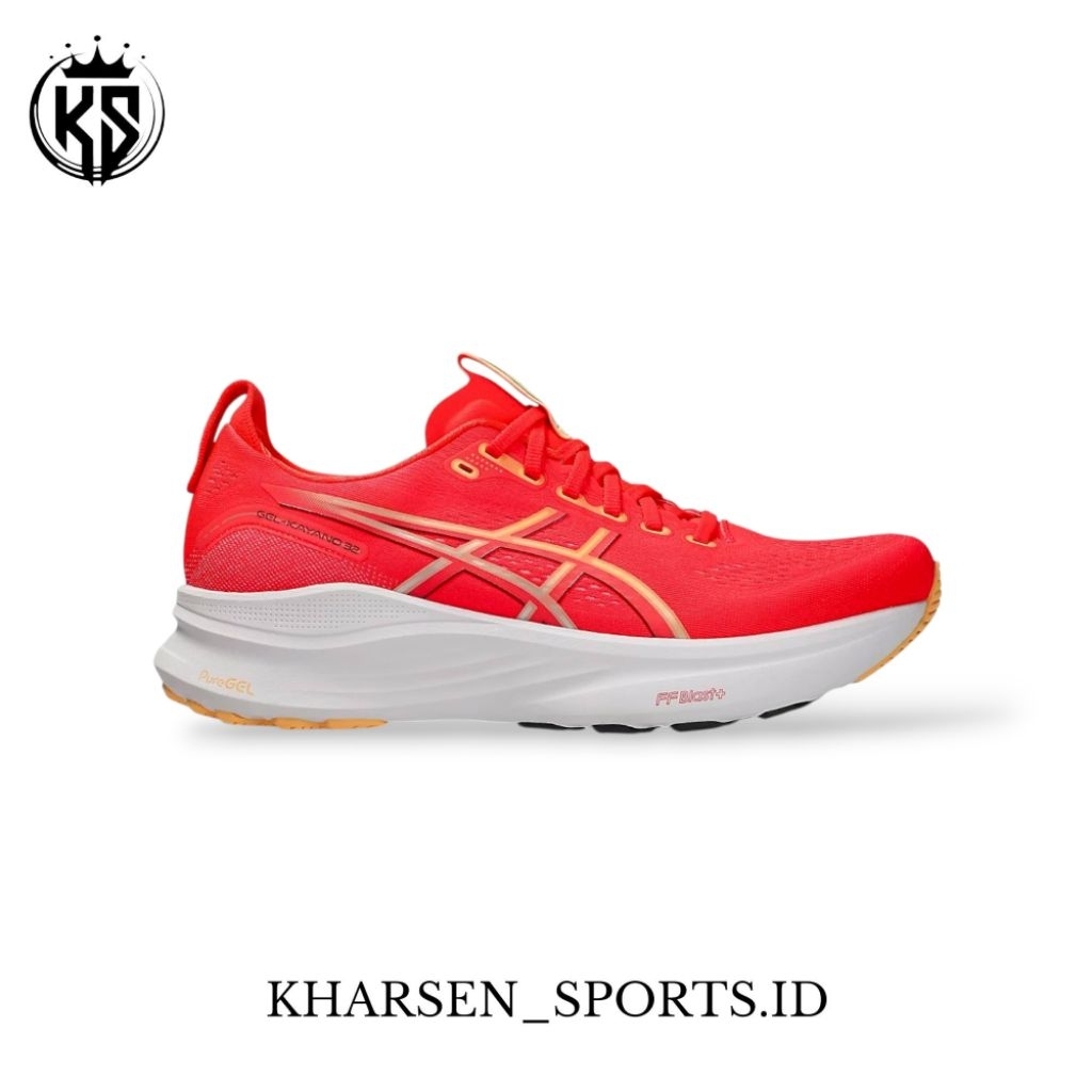 Jual Asics GEL Kayano 32 Mens Flash Red Beet Juice | Shopee Indonesia