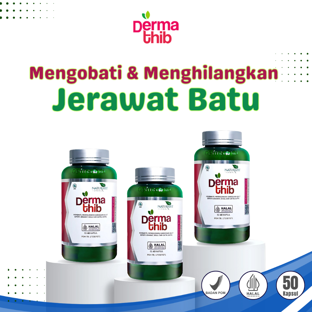 Jual [Paket 3 Botol] Dermathib Acne Tretmen Suplemen Kapsul Obat ...