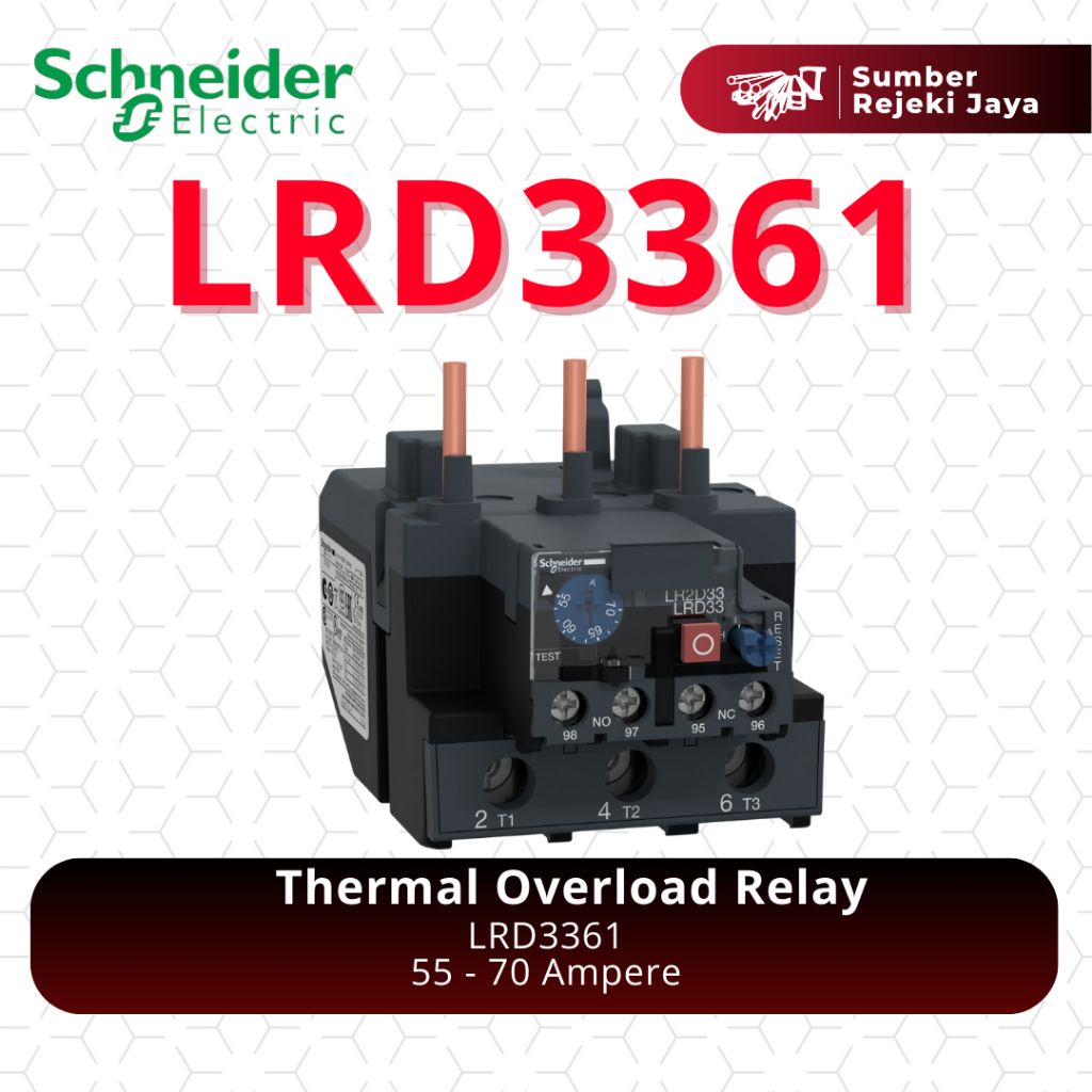 Schneider Thermal Overload Relay LRD3361 55 - 70A