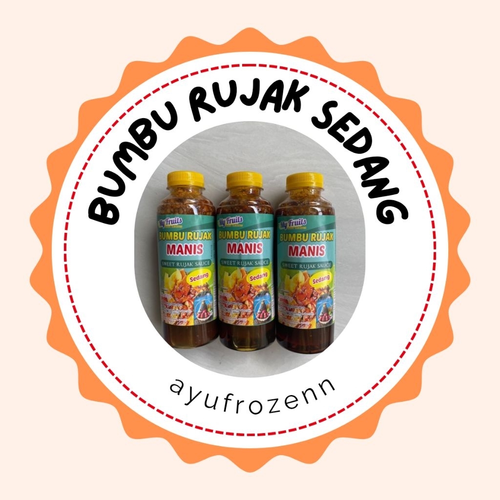 Jual Bumbu Rujak My Fruit / Rasa Pedas Sedang | Shopee Indonesia