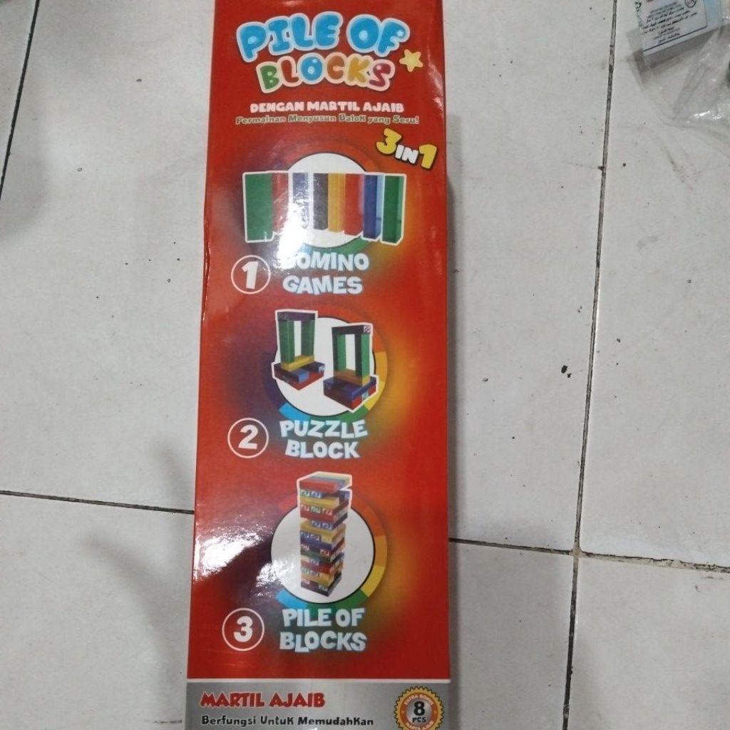 Jual Pile Of Block/Uno Stacko 3in1 | Shopee Indonesia