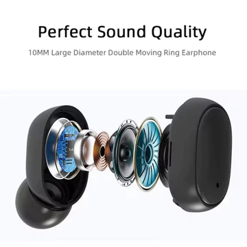 Aa168 Earbuds Tws Bluetooth 5.0 Earphone A6S Handsfree Aird0Ts Suara Jernih Dan Ngebass