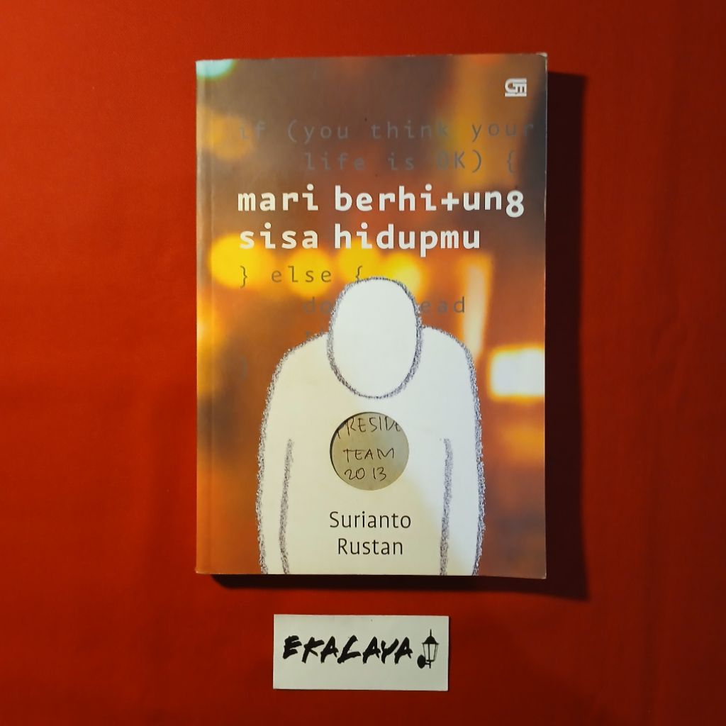 Jual Buku Motivasi MARI BERHITUNG SISA HIDUPMU - Surianto Rustan ...
