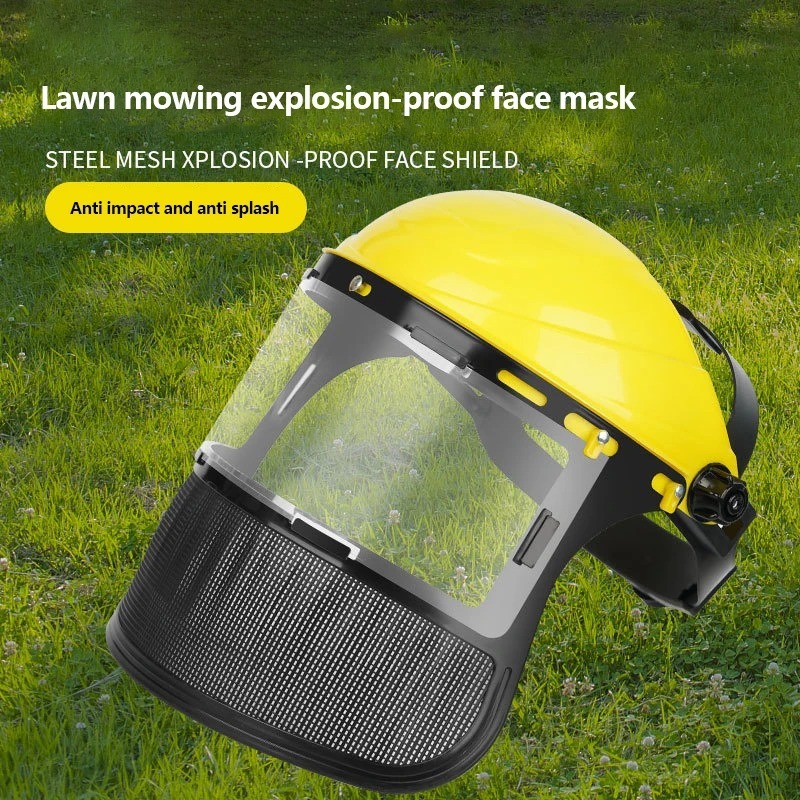 Jual Helm Safety Face Shield Visor Impact Resistant Mask Kedok Mesin ...