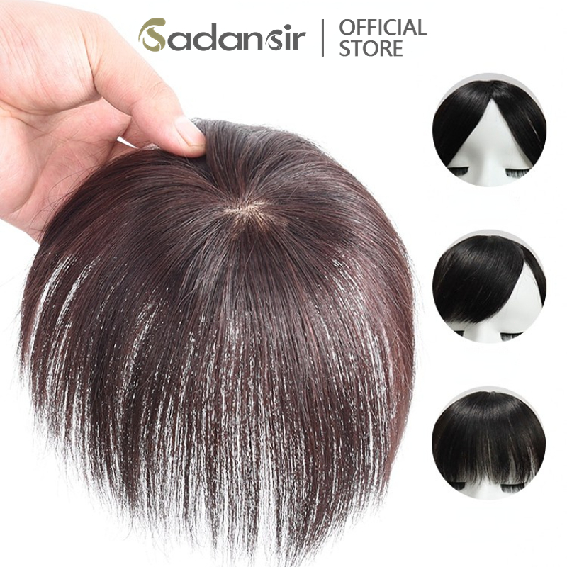 Jual Sadansir Wig Toupee Rambut Palsu Wanita Menutupi Rambut Putih ...