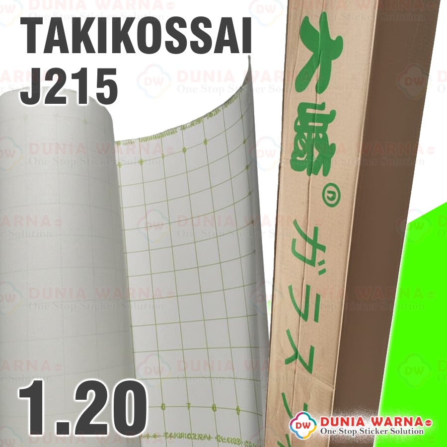 Jual ROLL J215-120 TAKIKOSSAI Sticker Sunblast Sandblast Kaca Es Taki ...