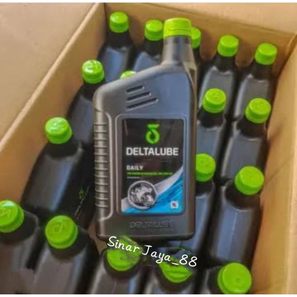 Jual Oil Deltalube Daily 4T 800ML SAE 10W-40 1 Dus Isi 20 Botol ...