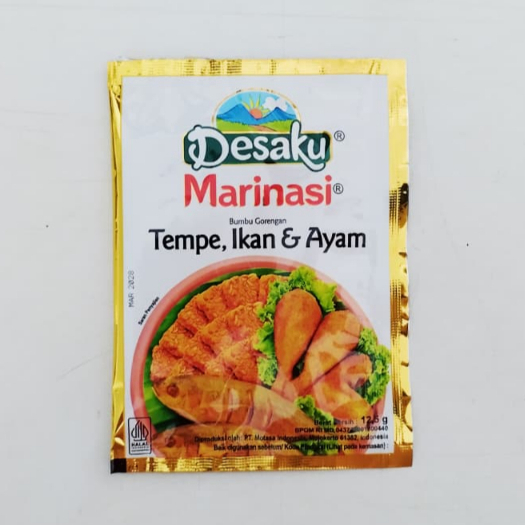 Jual Bumbu Marinasi Tempe, Ikan, & Ayam Desaku 12,5g Bumbu Goreng