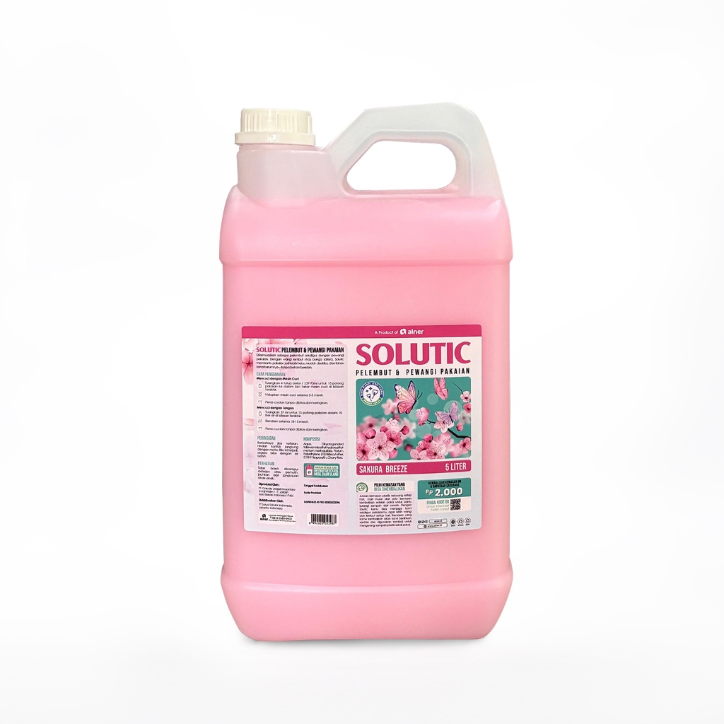 Jual Solutic Pelembut dan Pewangi Pakaian Sakura Breeze 5 liter ...