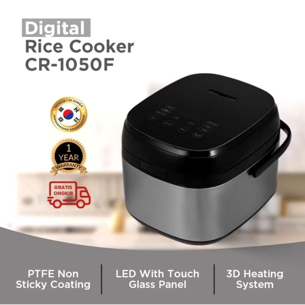 Jual Rice Cooker / Magic Com Digital Cuckoo CR-1050F 1.8L Anti Lengket ...