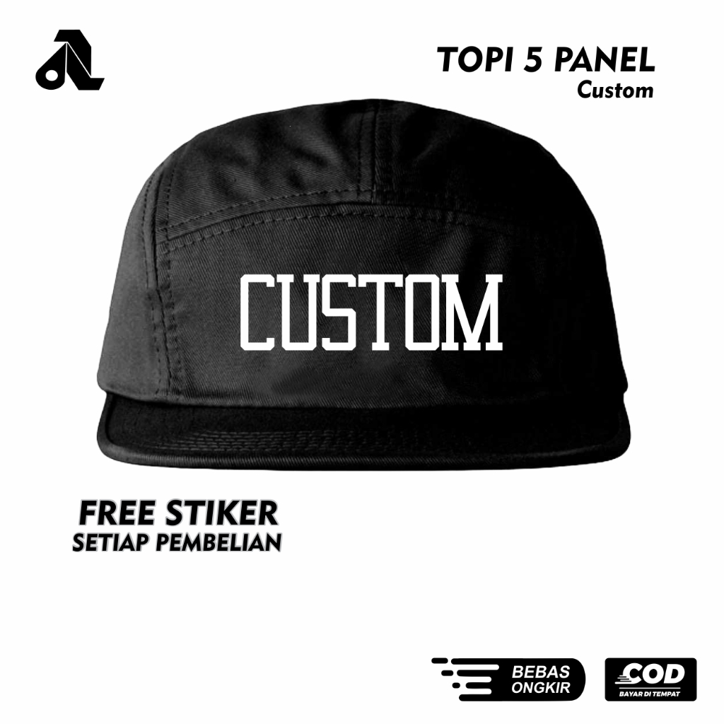 Jual Aneela Topi 5 Panel Five Panel Topi Snapback Distro Topi Cowok COD ...