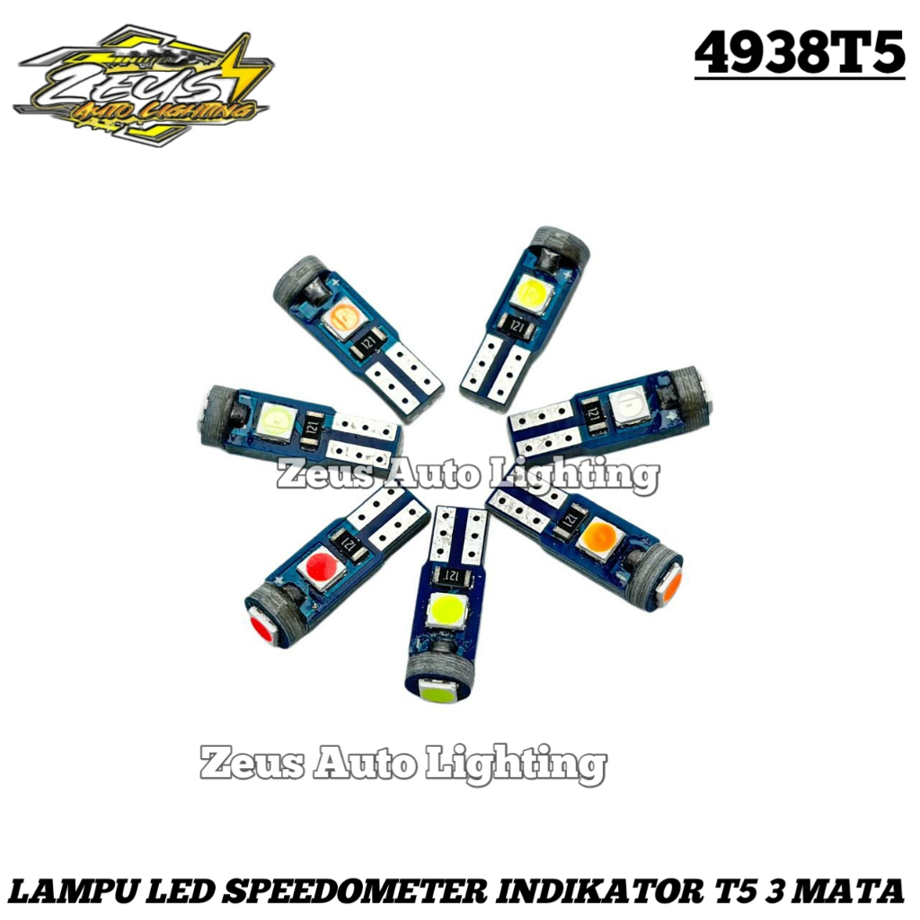 Jual 2 PCS - Lampu LED T5 Speedometer / Lampu Indikator LED Motor Mobil ...