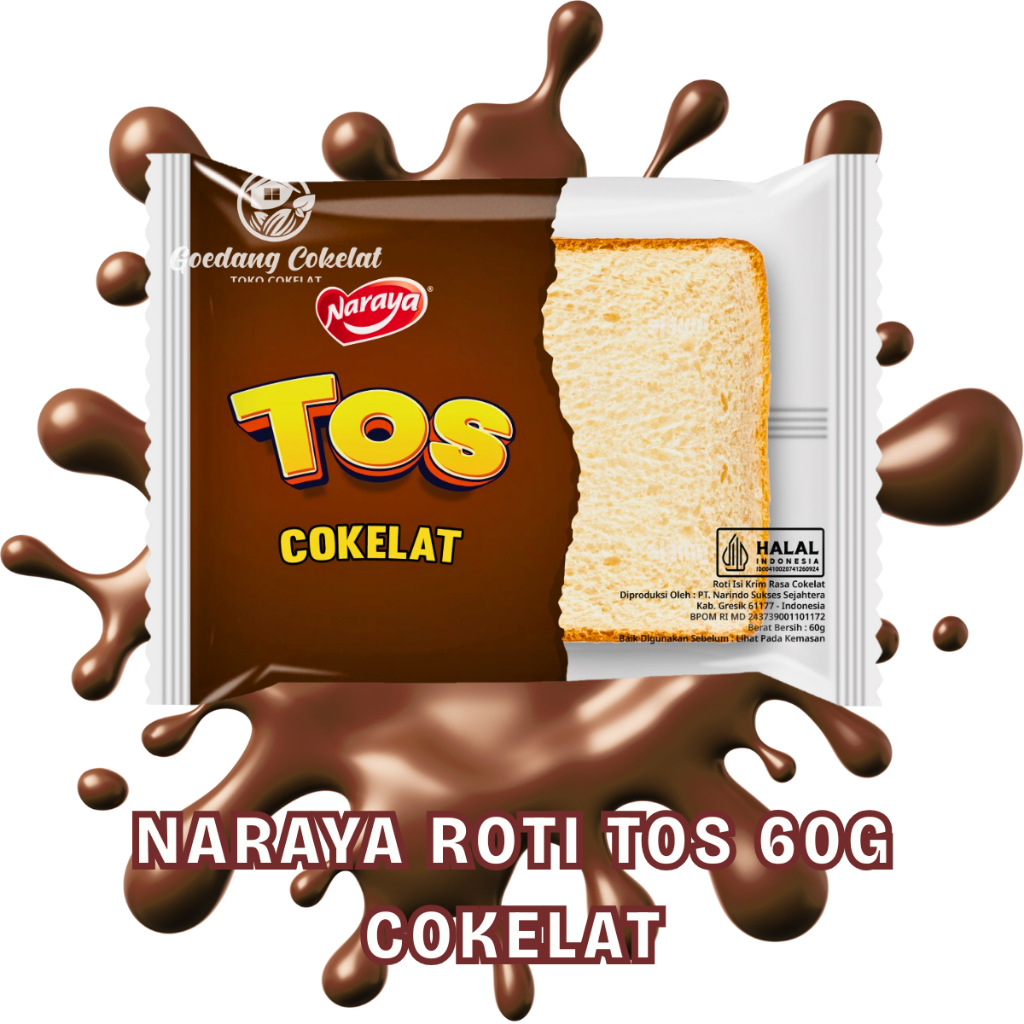 Jual YUMMY! NARAYA ROTI TOS Roti Panggang Viral Rasa Coklat, Cheese ...