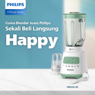 Blender Philips Kaca 2 liter - 5000 Series HR2222/30 - Blender jus - Blender bumbu philips - Dry Mill - Blender Serbaguna - Blender Terbaik - Dessert Green