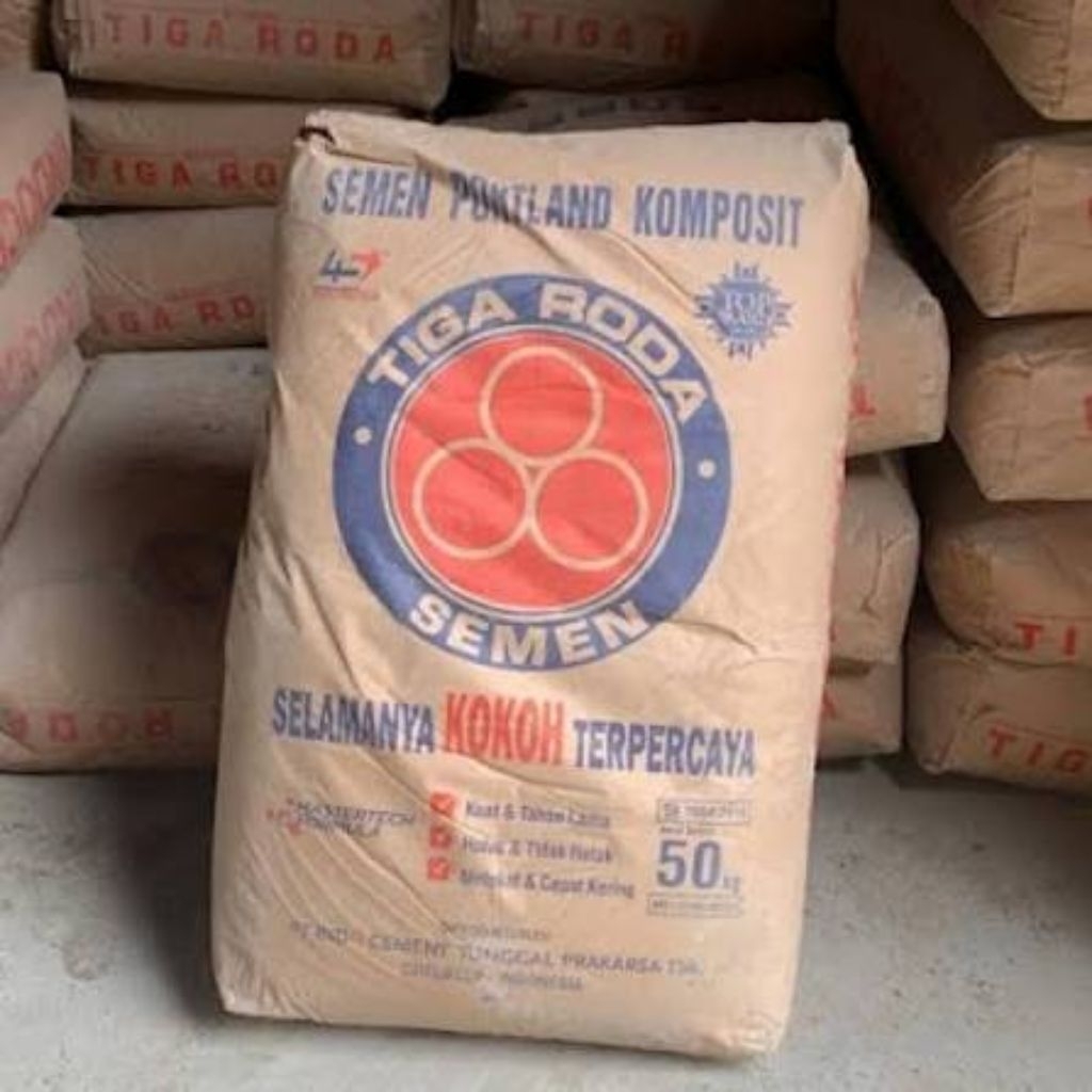 Jual semen cap TIGA RODA asli eceran 5Kg | Shopee Indonesia