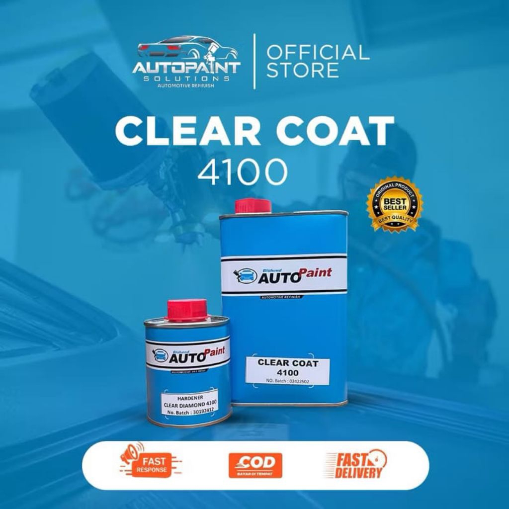 Jual TERMURAH !!! PROMO AutoPaint Clear Coat 4100/4:1/PERNISH PU/1LITER ...