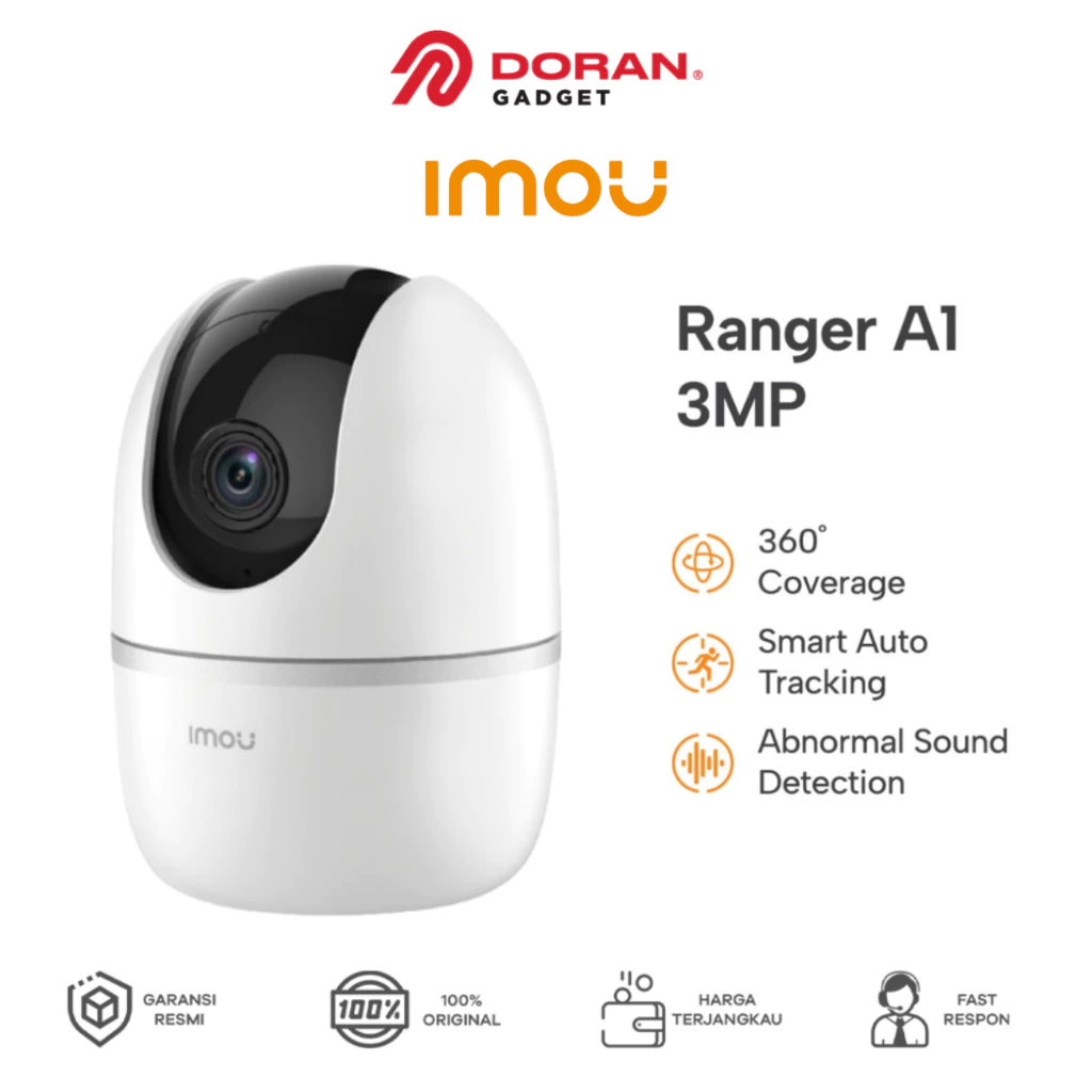 Jual IMOU Ranger A1 3MP Smart IP Camera CCTV Indoor 360 Coverage Two ...