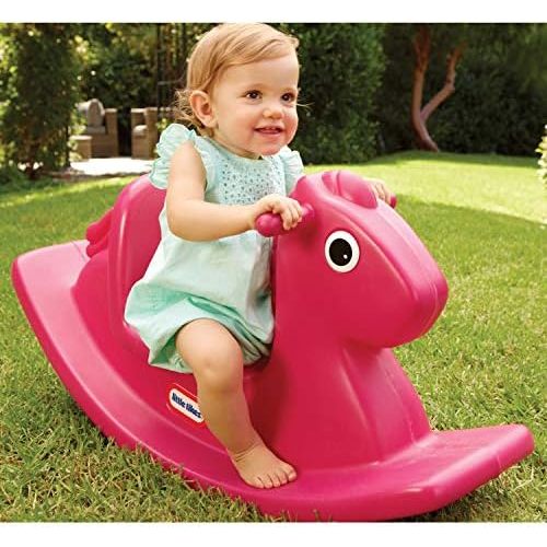 Jual Little Tikes Rocking Horse Magenta Small | Shopee Indonesia