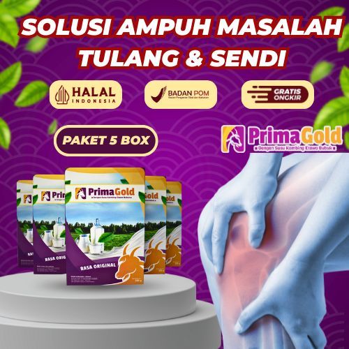 Jual 5 BOX PRIMAGOLD SUSU ETAWA BUBUK OBAT NYERI SENDI | Shopee Indonesia