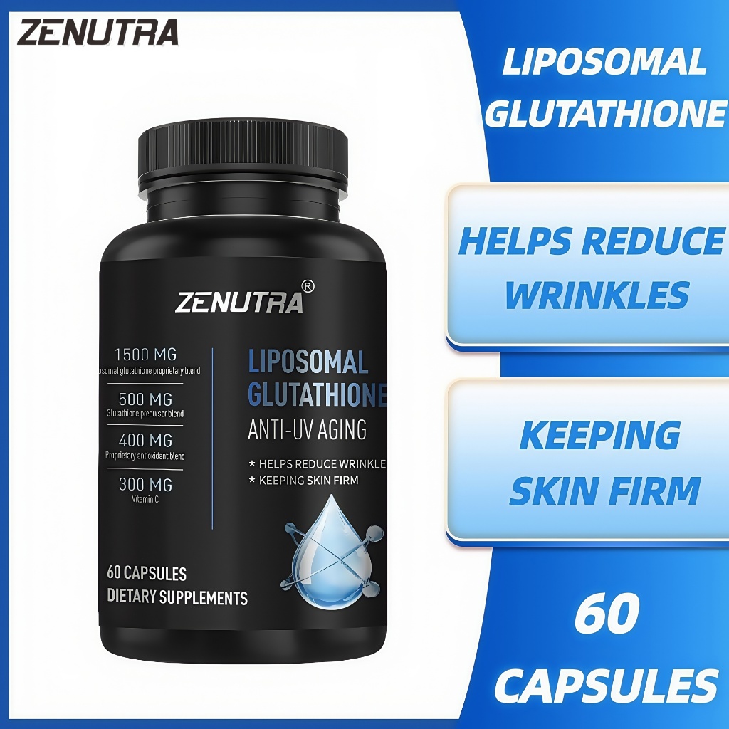 Jual 2400 MG Liposomal Glutathione Softgels, Anti Penuaan, Pemutih -  Penghilang Flek Hitam, Melasma, dan Bekas Jerawat - Mengurangi Garis Halus  dan Kerutan | Shopee Indonesia