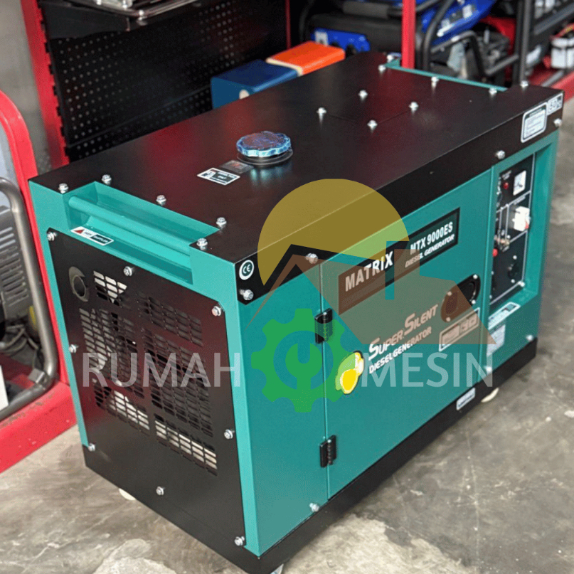 Jual Motor Diesel Genset Matrix MTX 9000 ES 7000 Watt Genset Sumura MTX ...