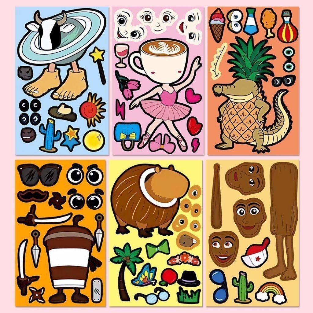 Jual STICKER ANOMALI TUNG TUNG SAHUR CAPUCINA 8 PCS | Shopee Indonesia
