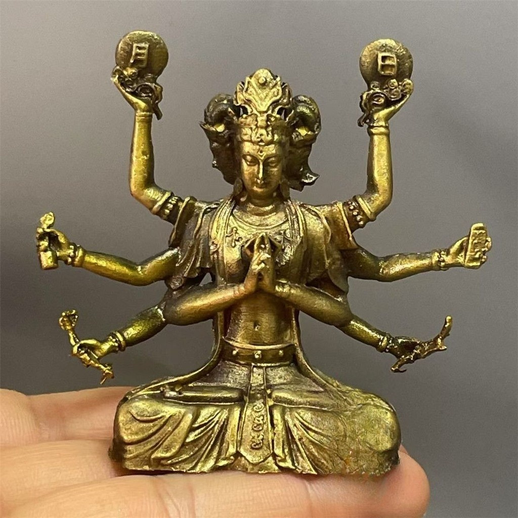 Jual Zhun Ti Retro Little Bodhisattva Worship Craft Ornament | Shopee ...