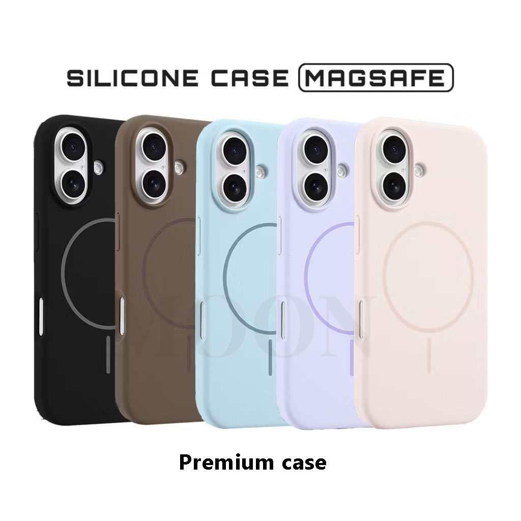 Jual MOONCASE (4-4) Colorfull Case Silicone Magsafe For IPhone 11 12 13 ...
