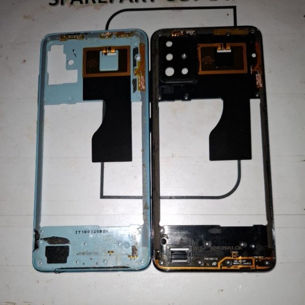 Jual frame bezel Samsung a51 lengkap nfc original copotan | Shopee ...