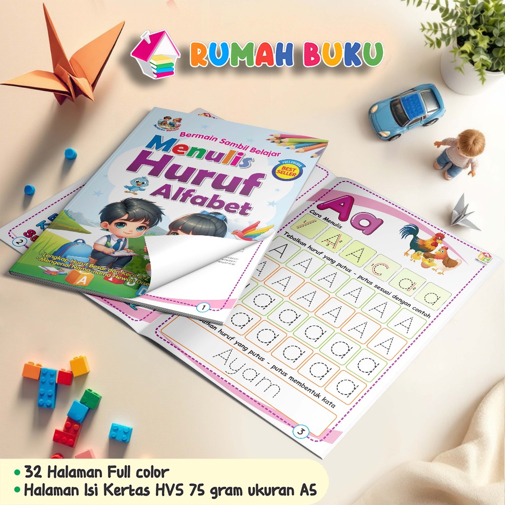 Buku Paud Belajar Menulis & Membaca - foto 3