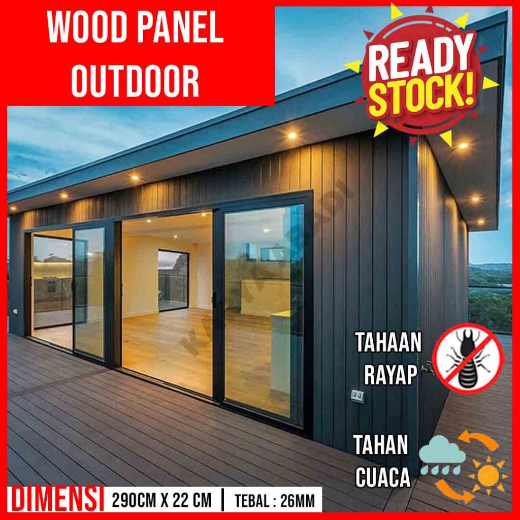 Jual WPC WALLPANEL OUTDOOR / WALL PANEL WPC MOTIF KAYU OUTDOOR | Shopee ...