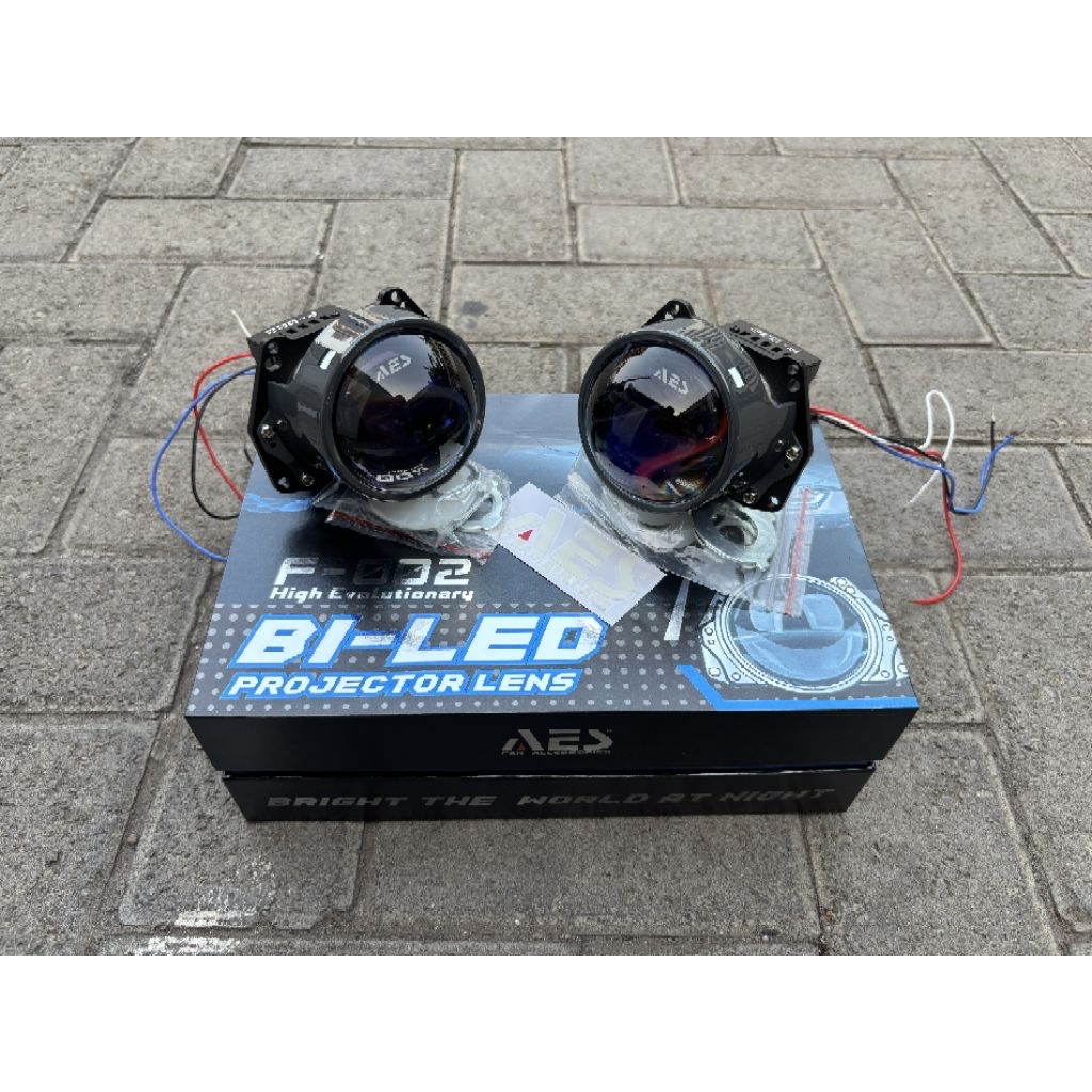 Jual Projie Proji Projector BILED AES F2 F002 65 Watt 3 Inch High Power ...