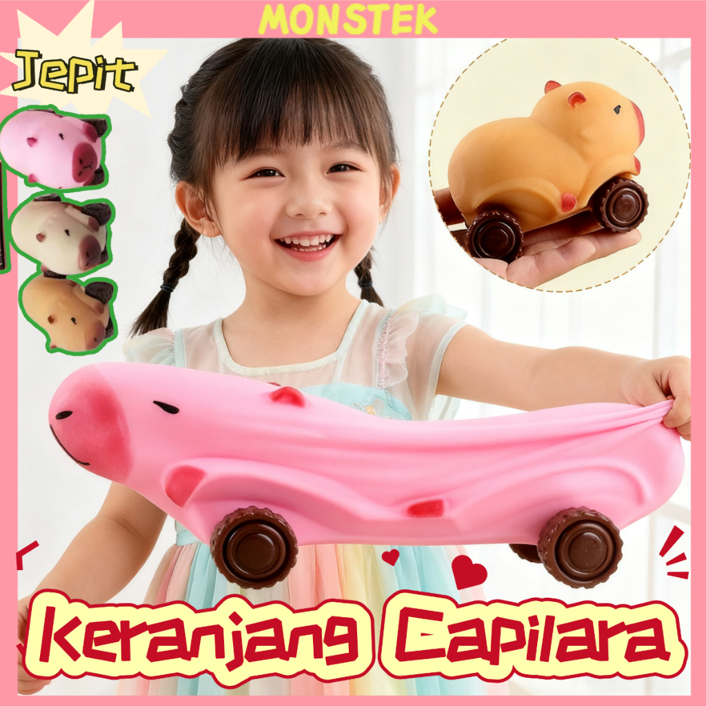Jual MUT♥︎ Mainan mobil Kapibara Boneka Squishy Capybara Lucu Mainan ...