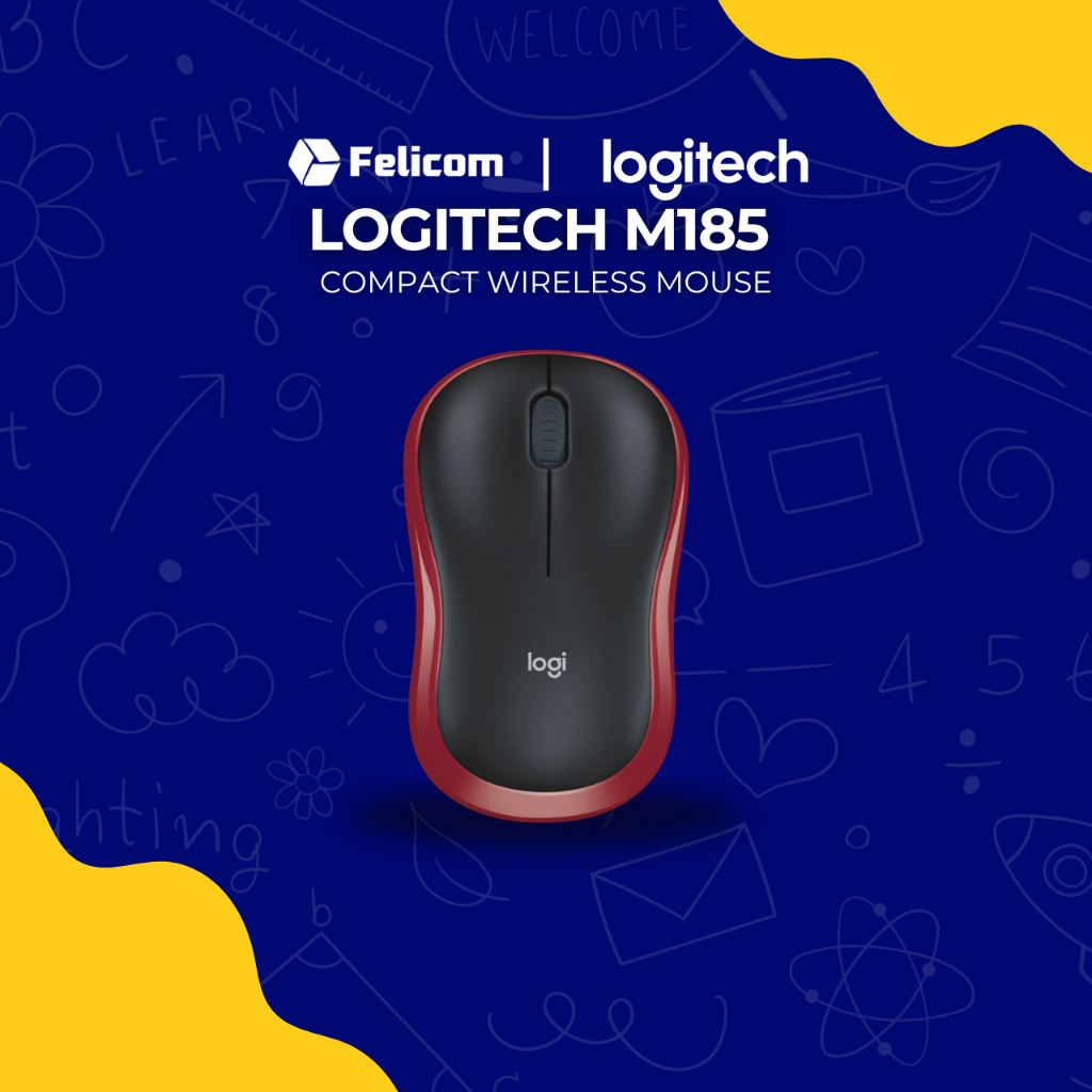 Jual Logitech M185 Wireless Mouse | Shopee Indonesia
