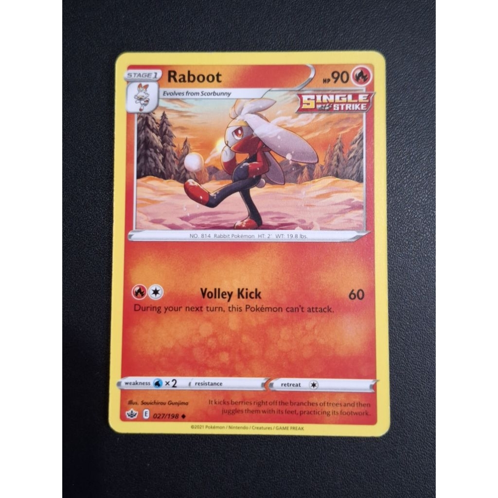 Jual kartu pokemon original common raboot 027/198 | Shopee Indonesia