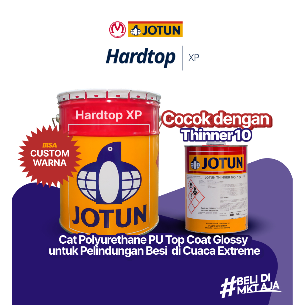 Jual Jotun Hardtop XP Top Coat Polyurethane PU Glossy untuk Pelindungan ...