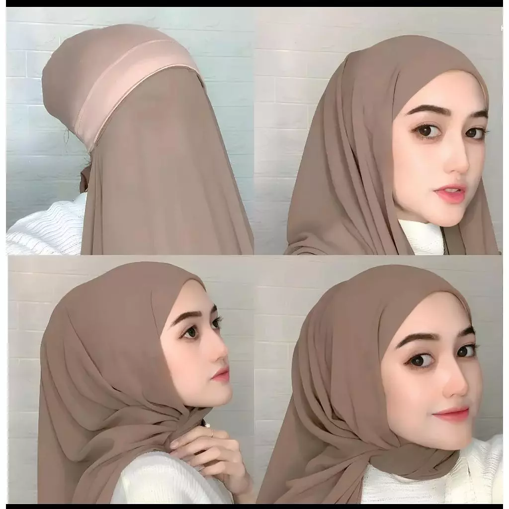 Pashmina Inner Ceruty Babydoll Premium by Ballilah Hijab