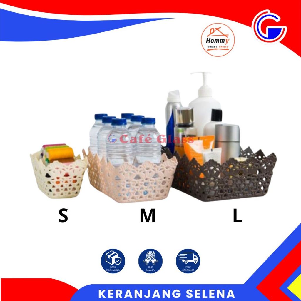 Keranjang Serbaguna Size S M L I Keranjang Aesthetic I Box Storage I Keranjang Hantaran