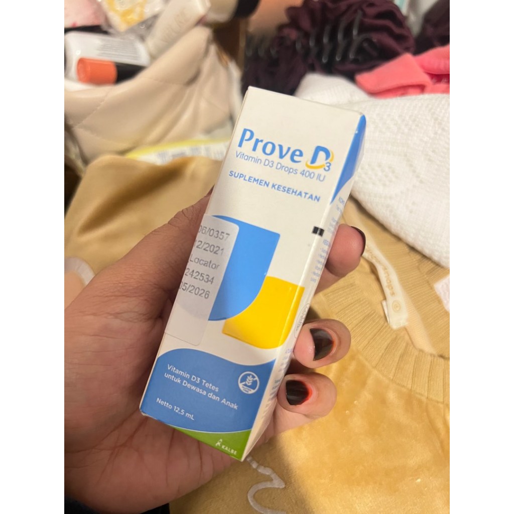 Jual PROVE D3 DROPS Vitamin D3 Tetes 12.5 ml Vitamin Anak Suplemen ...