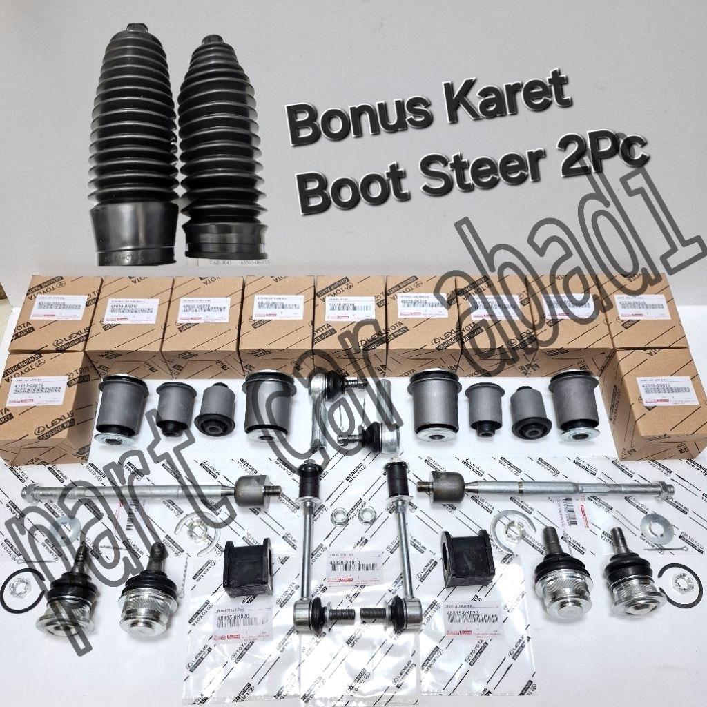 Jual Bushing Bosh Arm Sayap - Ball Joint - Tie rod - Long Tie Rod Rack ...