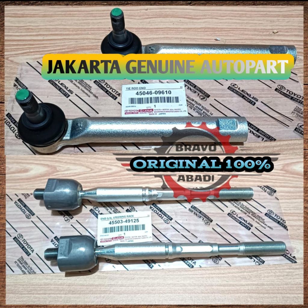 Jual tie rod end+long tie rod rack end Toyota Harrier ACU30 2004-2012 ...